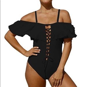 Off the shoulder swimsuit